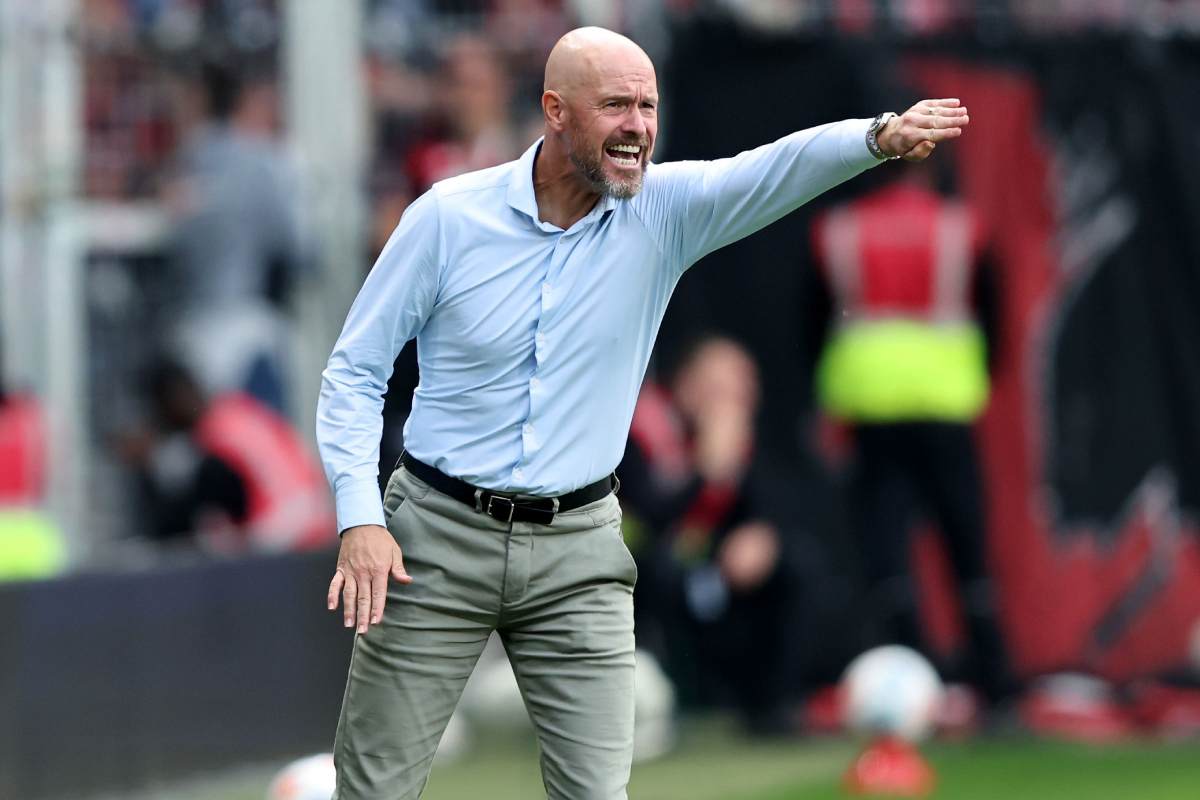 Erik Ten Hag has been sacked by Bayer Leverkusen (Photo by Christof Koepsel/Getty Images)