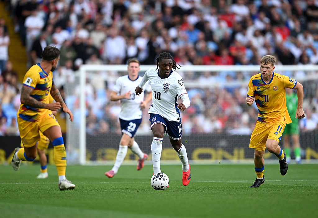 Ebere Eze playing for England