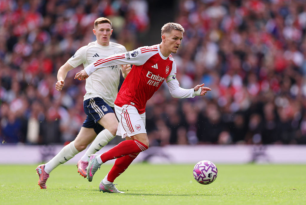Arsenal midfielder Martin Odegaard