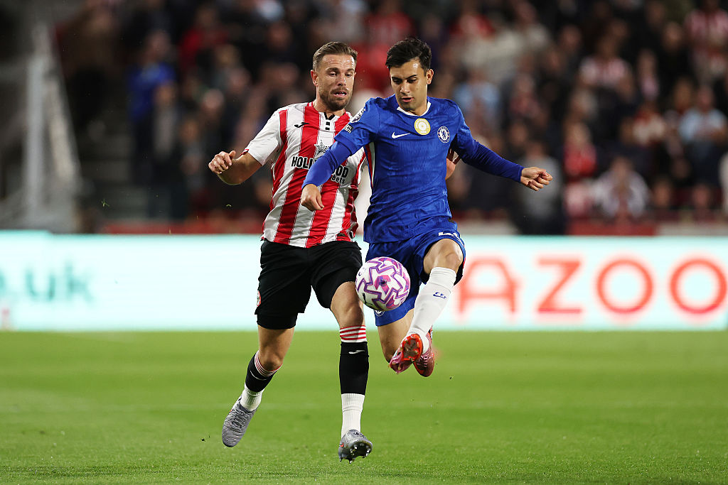 Buonanotte in action for Chelsea against Brentford