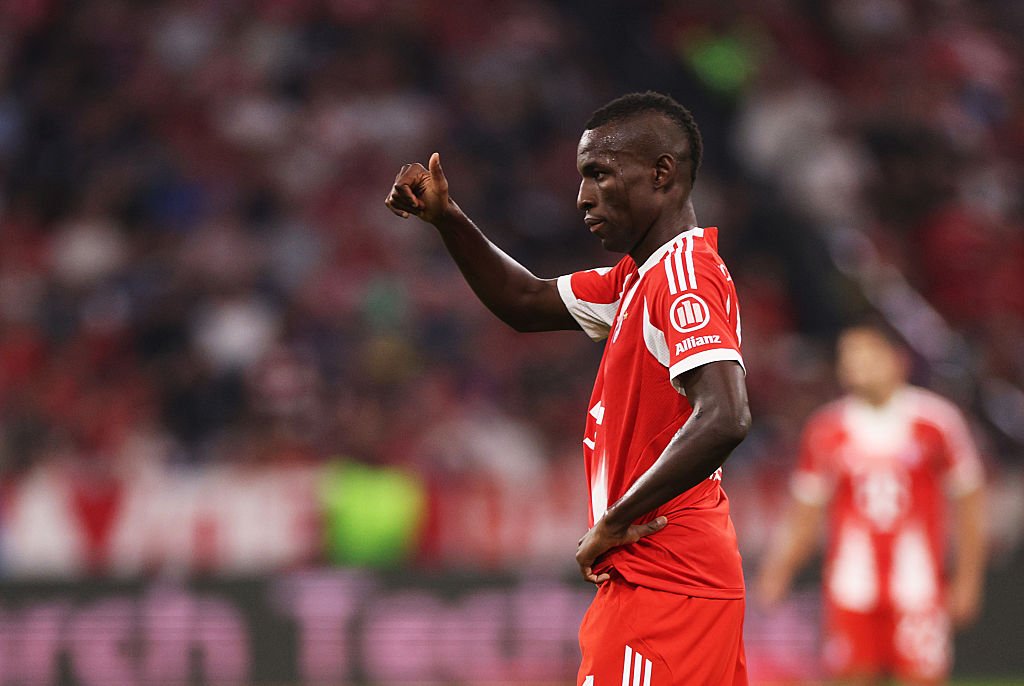 Bayern Munich striker Nicolas Jackson