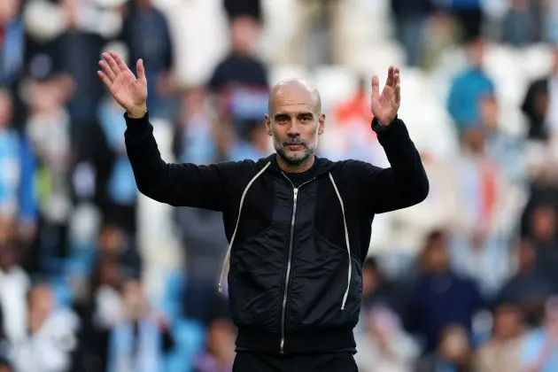 Man City boss Pep Guardiola