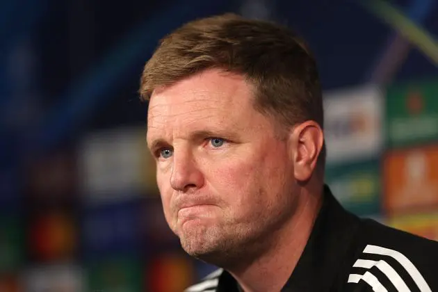 Newcastle boss Eddie Howe