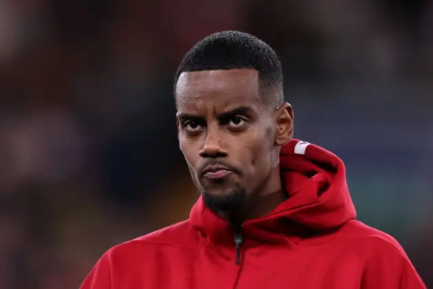 Liverpool striker Alexander Isak