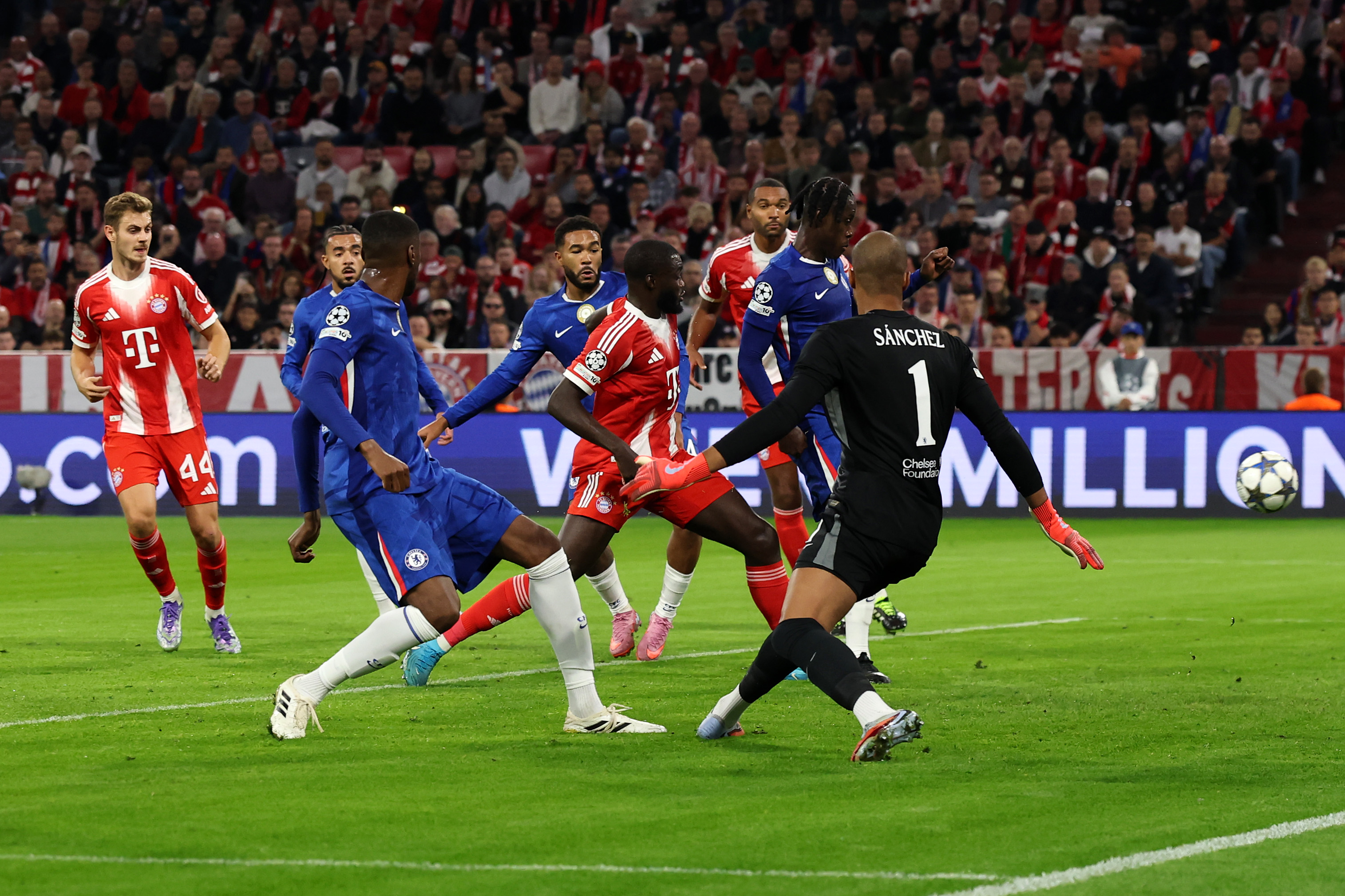Chelsea against Bayern Munich