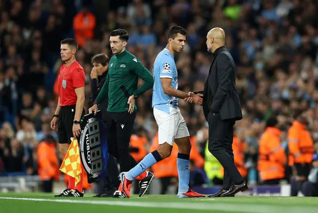 Man City midfielder Rodri