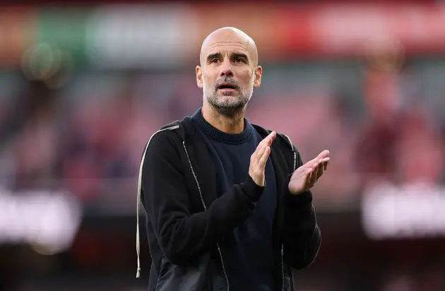Man City boss Pep Guardiola