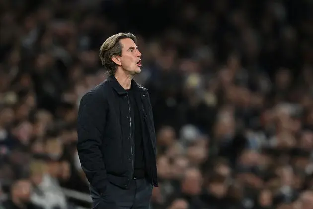 Spurs boss Thomas Frank