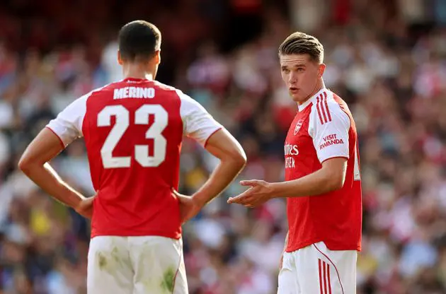 Mikel Merino and Viktor Gyokeres