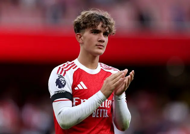 Max Dowman of Arsenal (Photo by Justin Setterfield/Getty Images)