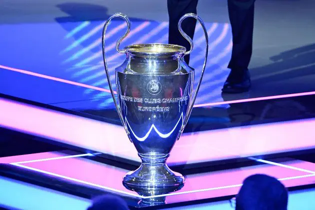 The Champions League trophy