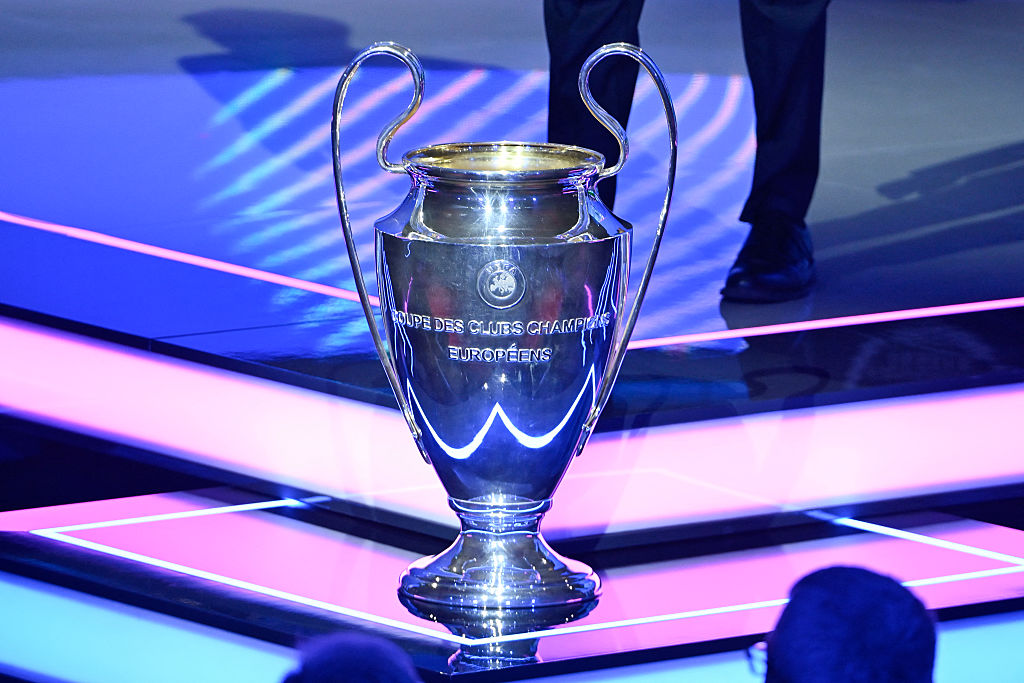 The Champions League trophy