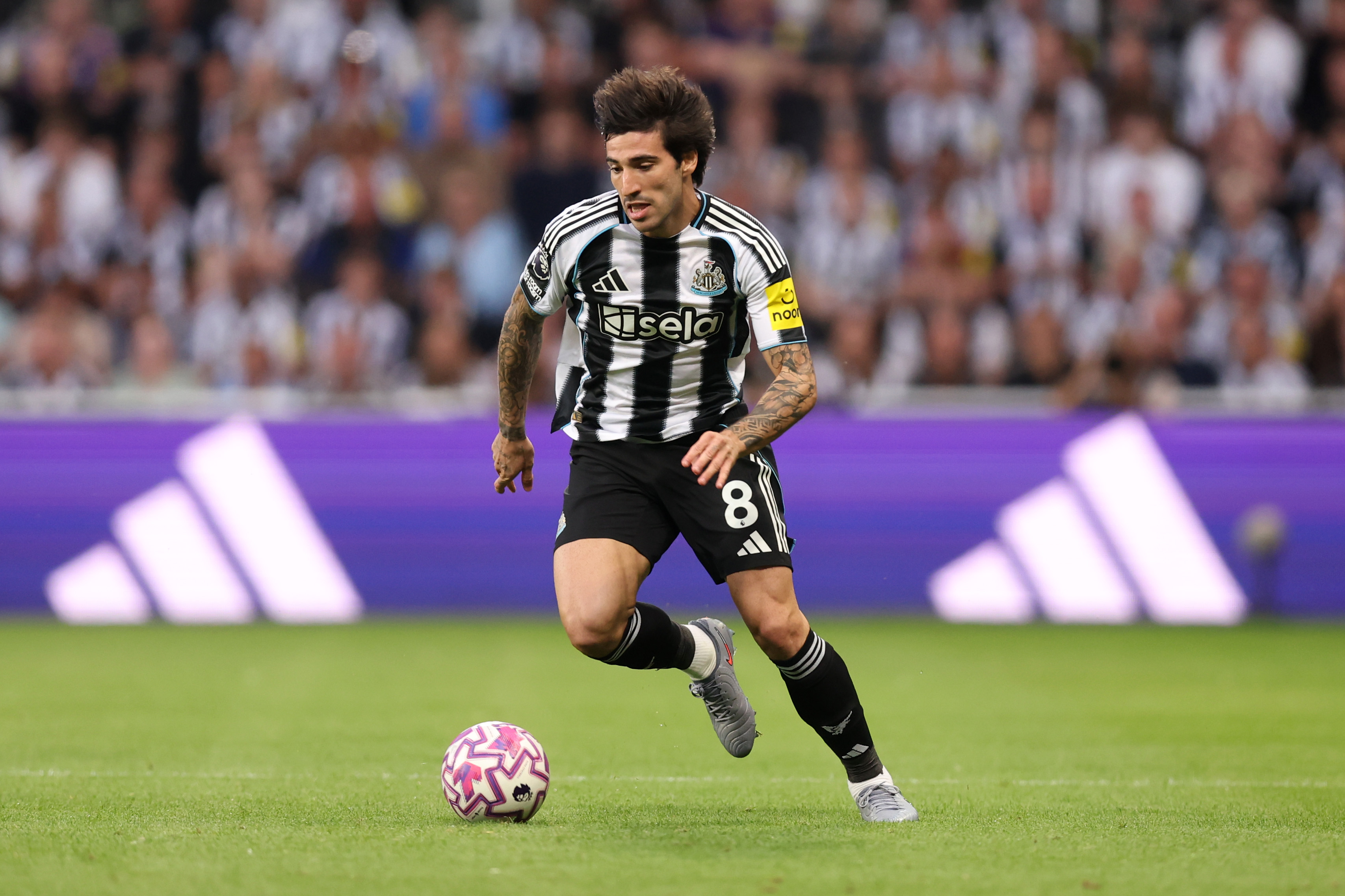 Newcastle midfielder Sandro Tonali