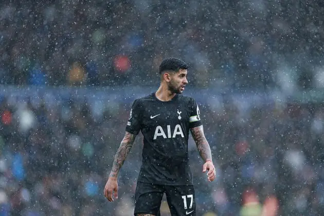 Spurs defender Cristian Romero