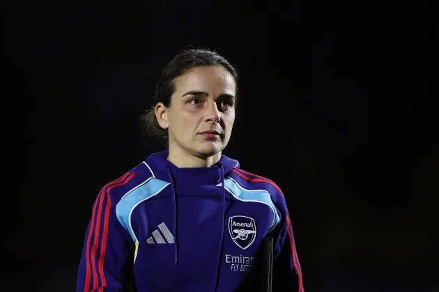 Arsenal Women's manager Renee Slegers (Photo by James Fearn/Getty Images)
