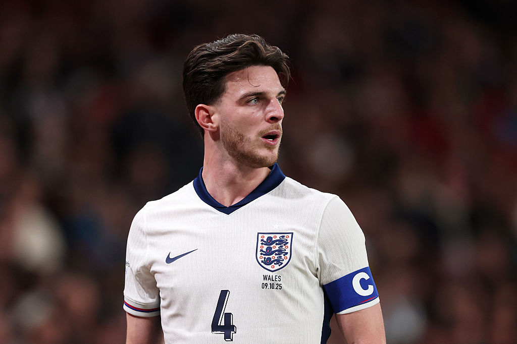Declan Rice captained England to victory over Wales