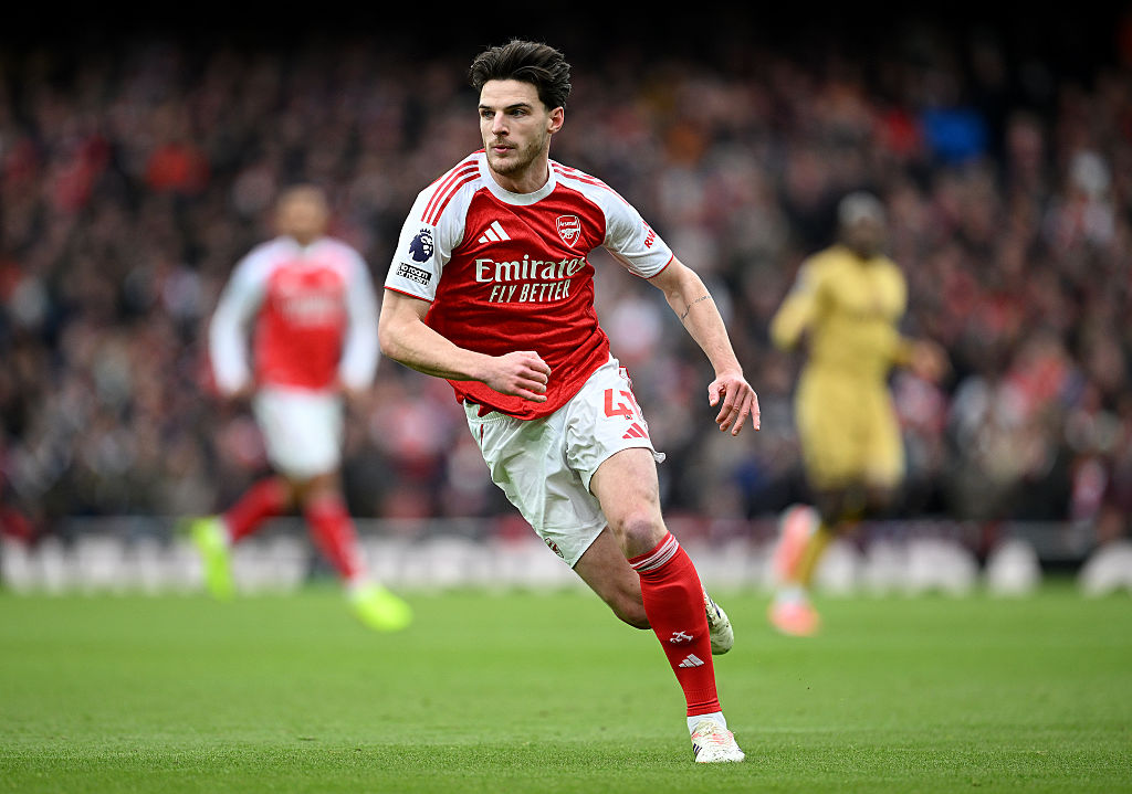 Arsenal midfielder Declan Rice