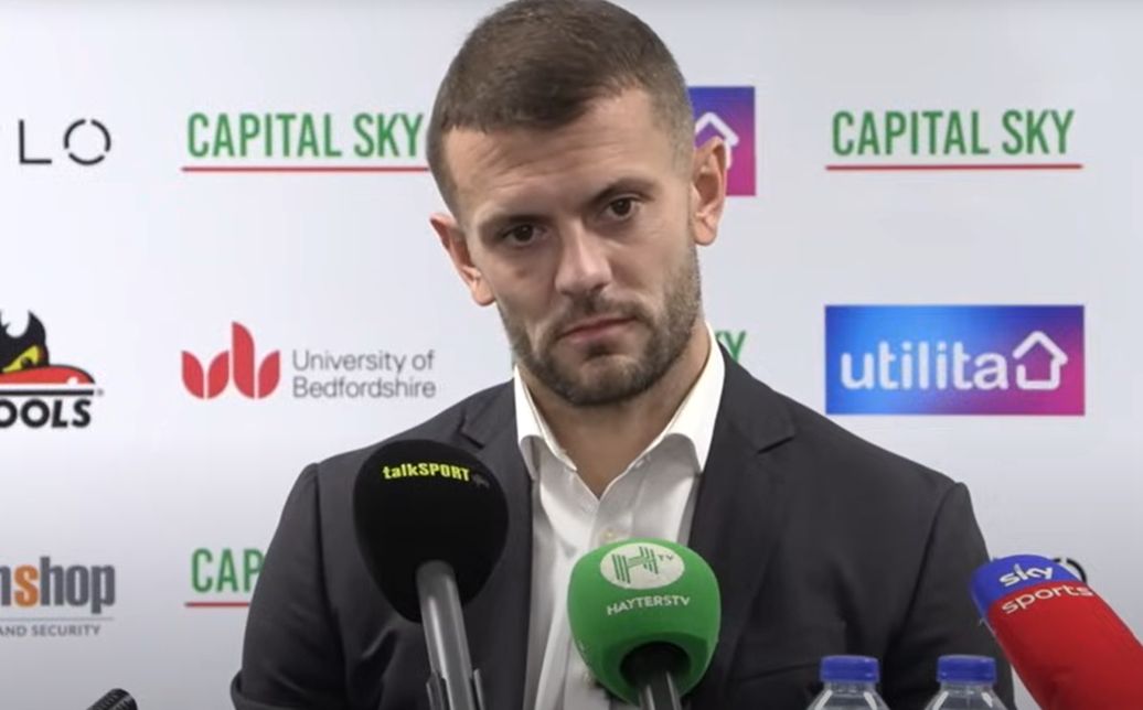 New Luton Town boss Jack Wilshere (IMAGE: HAYTERS TV)