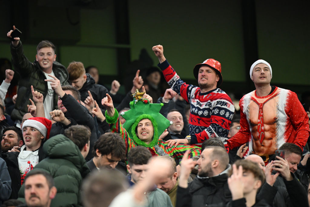 Premier League fans on Boxing Day