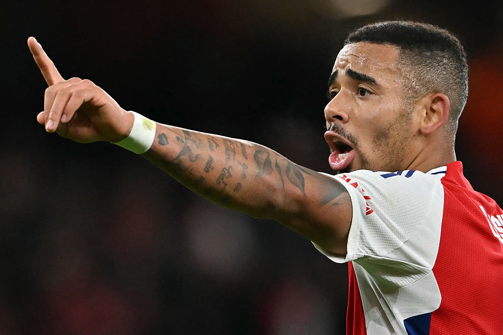 Arsenal forward Gabriel Jesus
