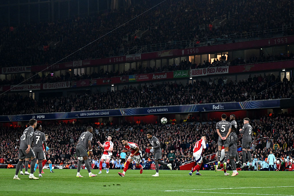 Declan Rice's goal against Real Madrid