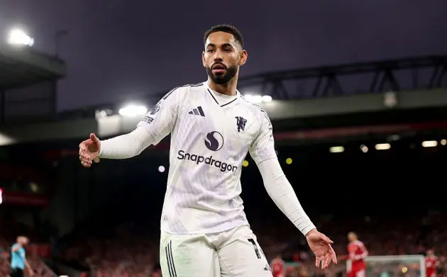 Man Utd forward Matheus Cunha