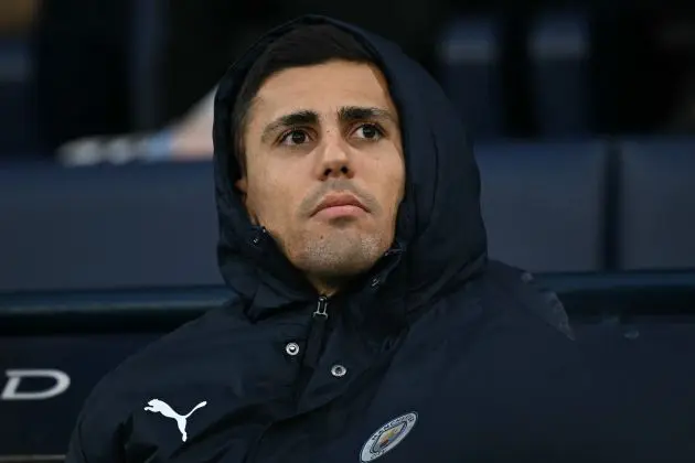 Manchester City midfielder Rodri