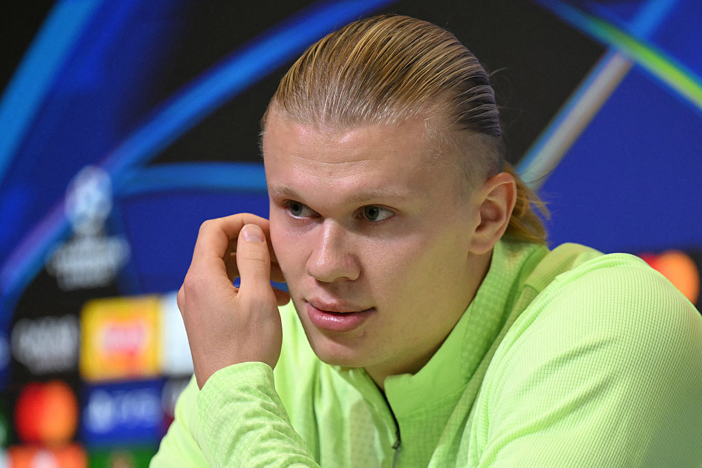 Man City striker Erling Haaland