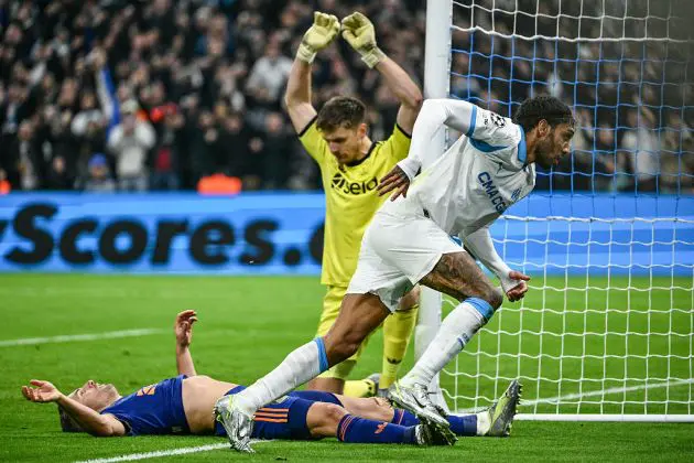 Nick Pope concedes against Marseille