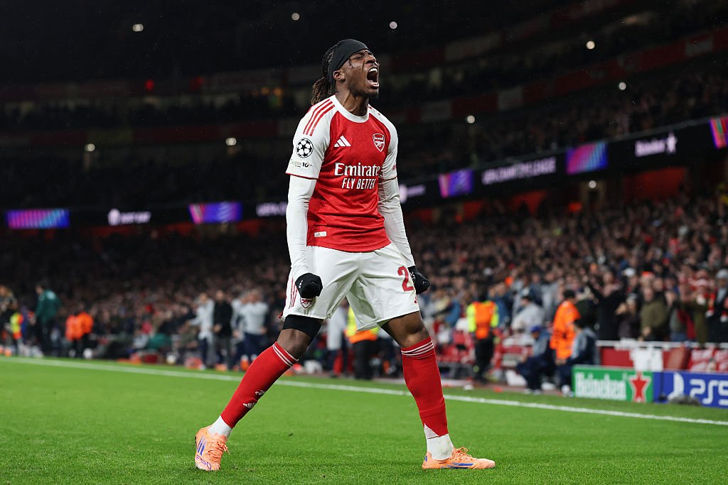 Noni Madueke celebrates