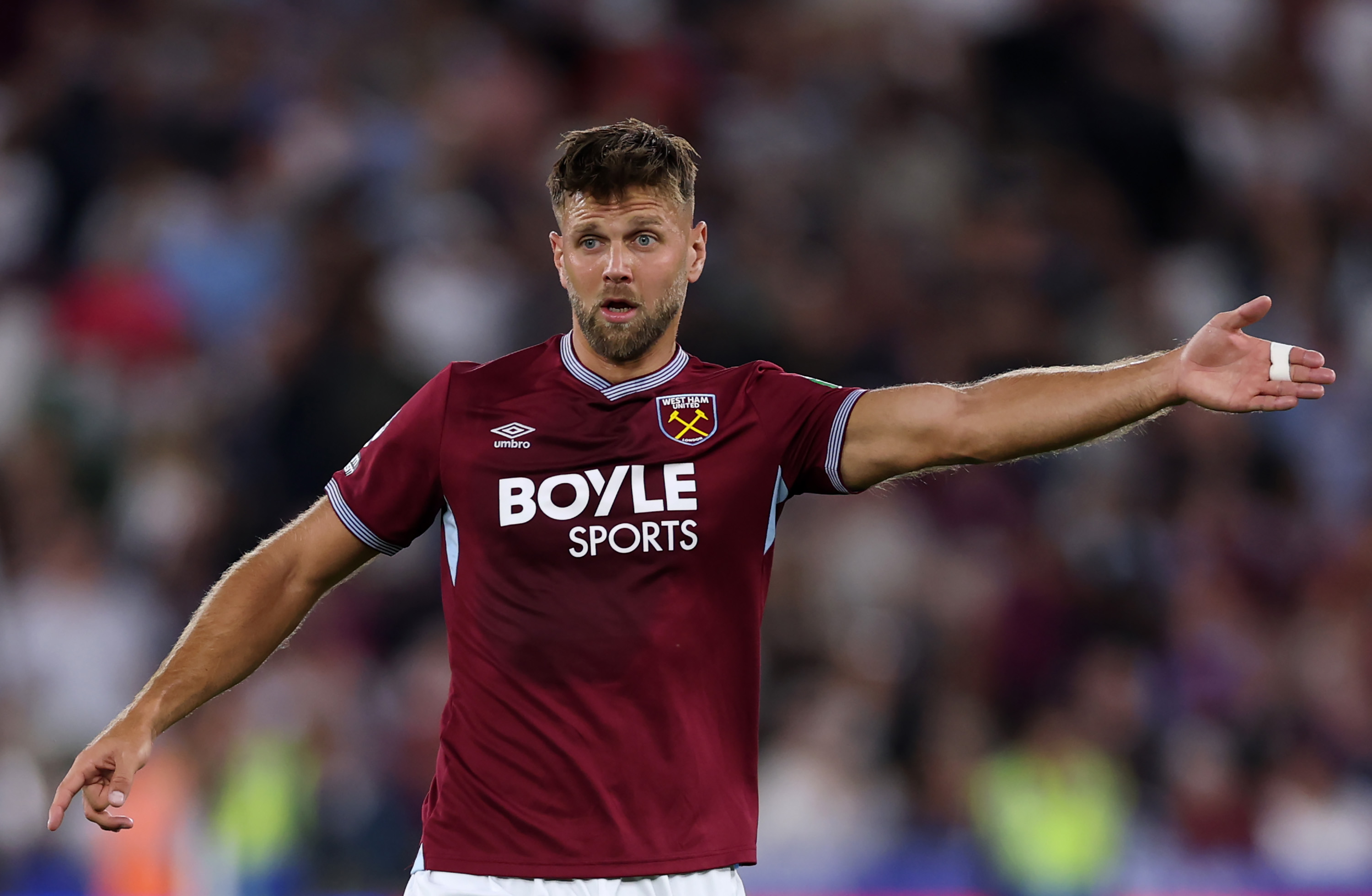 West Ham striker Niclas Fullkrug