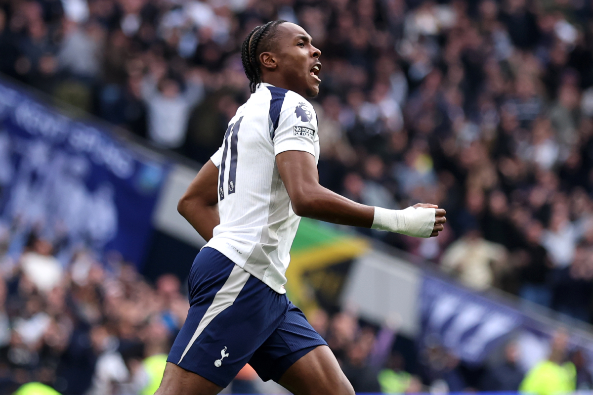 Mathys Tel (Photo by Alex Pantling/Getty Images)