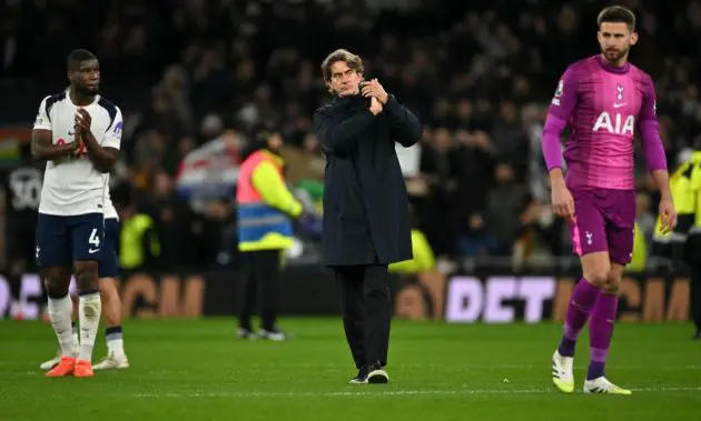 Spurs boss Thomas Frank (Photo by Justin Setterfield/Getty Images)