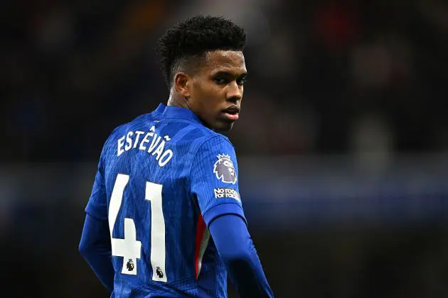 Chelsea forward Estevao