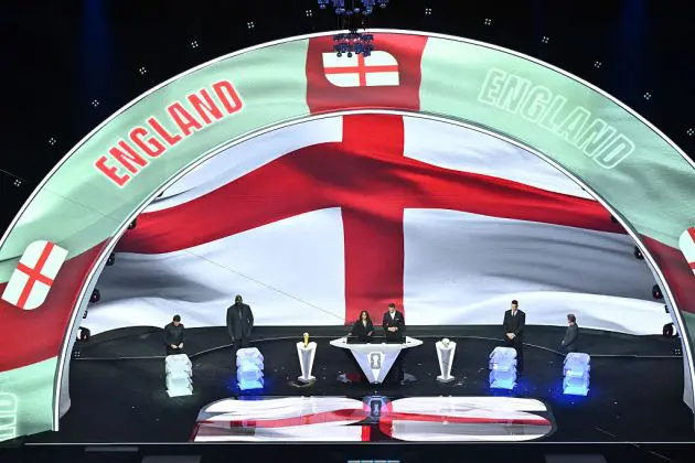England have discovered their World Cup group stage opponents