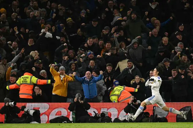 Ao Tanaka celebrates his equaliser