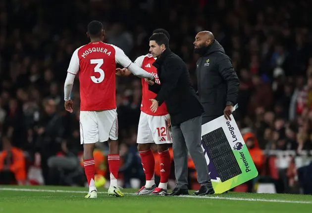 Christhian Mosquera goes off injured
