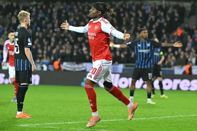 Noni Madueke celebrates