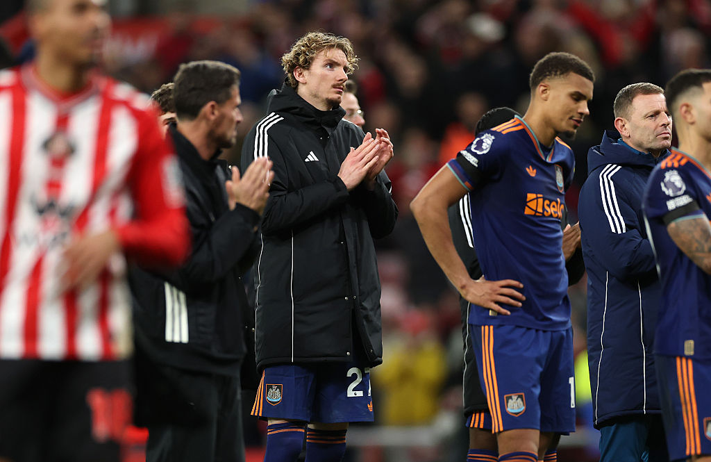 Nick Woltemade after the defeat to Sunderland