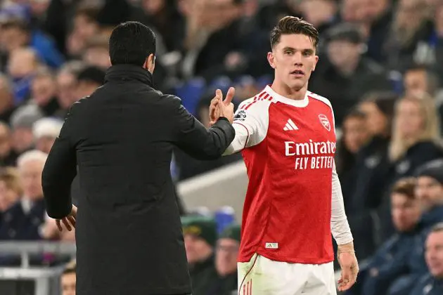Mikel Arteta and Viktor Gyokeres
