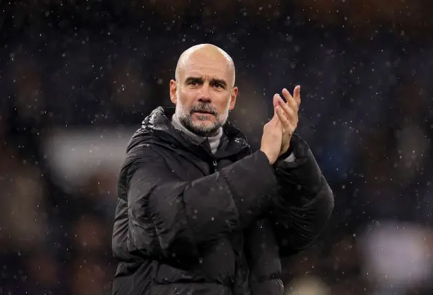Pep Guardiola, manager of Manchester City