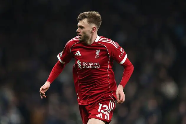 Liverpool defender Conor Bradley