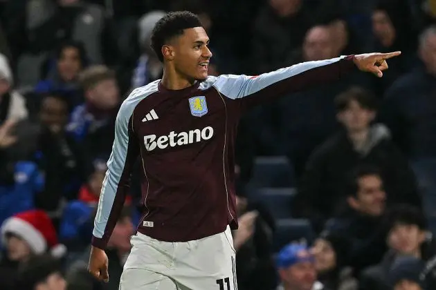Ollie Watkins celebrates against Chelsea