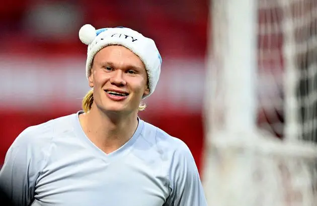 Man City forward Erling Haaland
