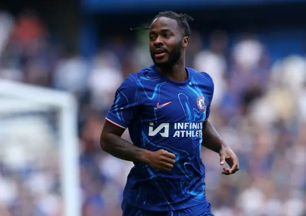 Chelsea winger Raheem Sterling