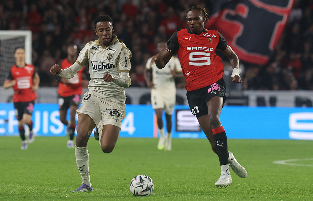 Jeremy Jacquet playing for Rennes