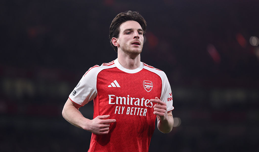 Arsenal midfielder Declan Rice