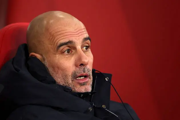 Man City boss Pep Guardiola