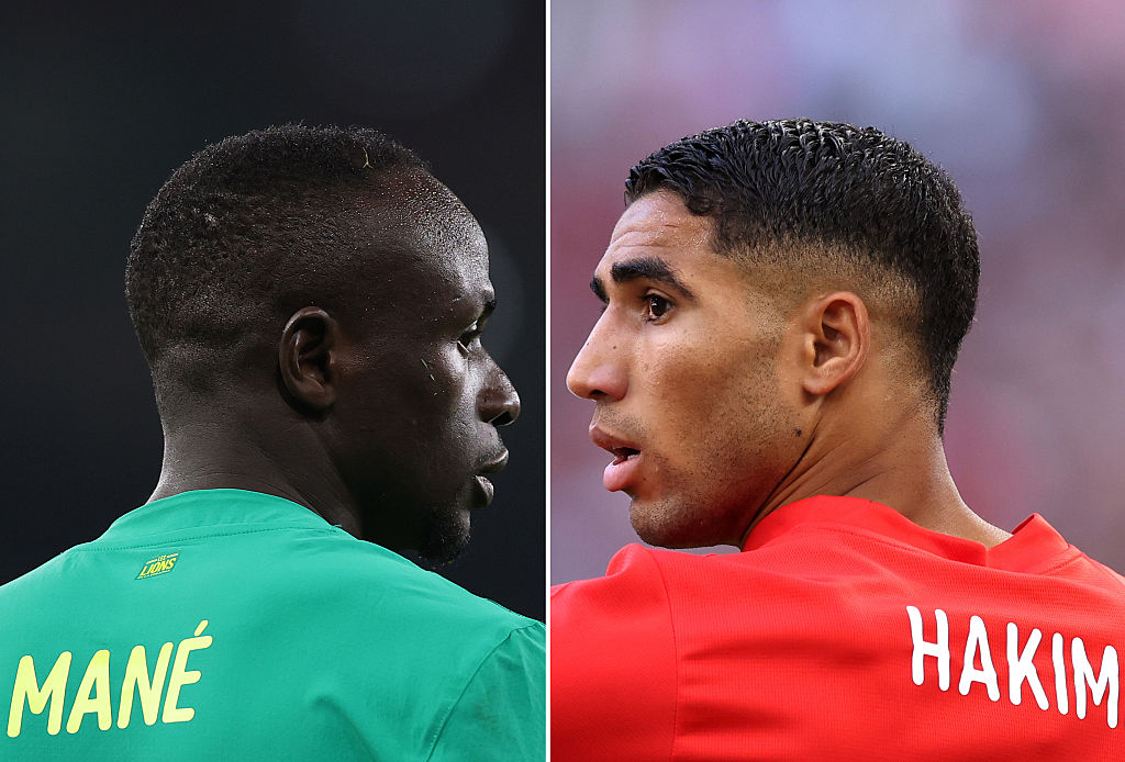 Sadio Mane and Achraf Hakimi