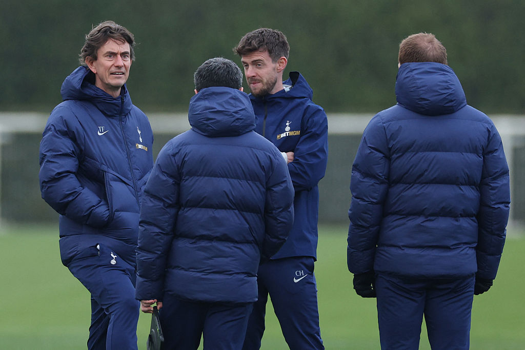 Thomas Frank and his coaching staff